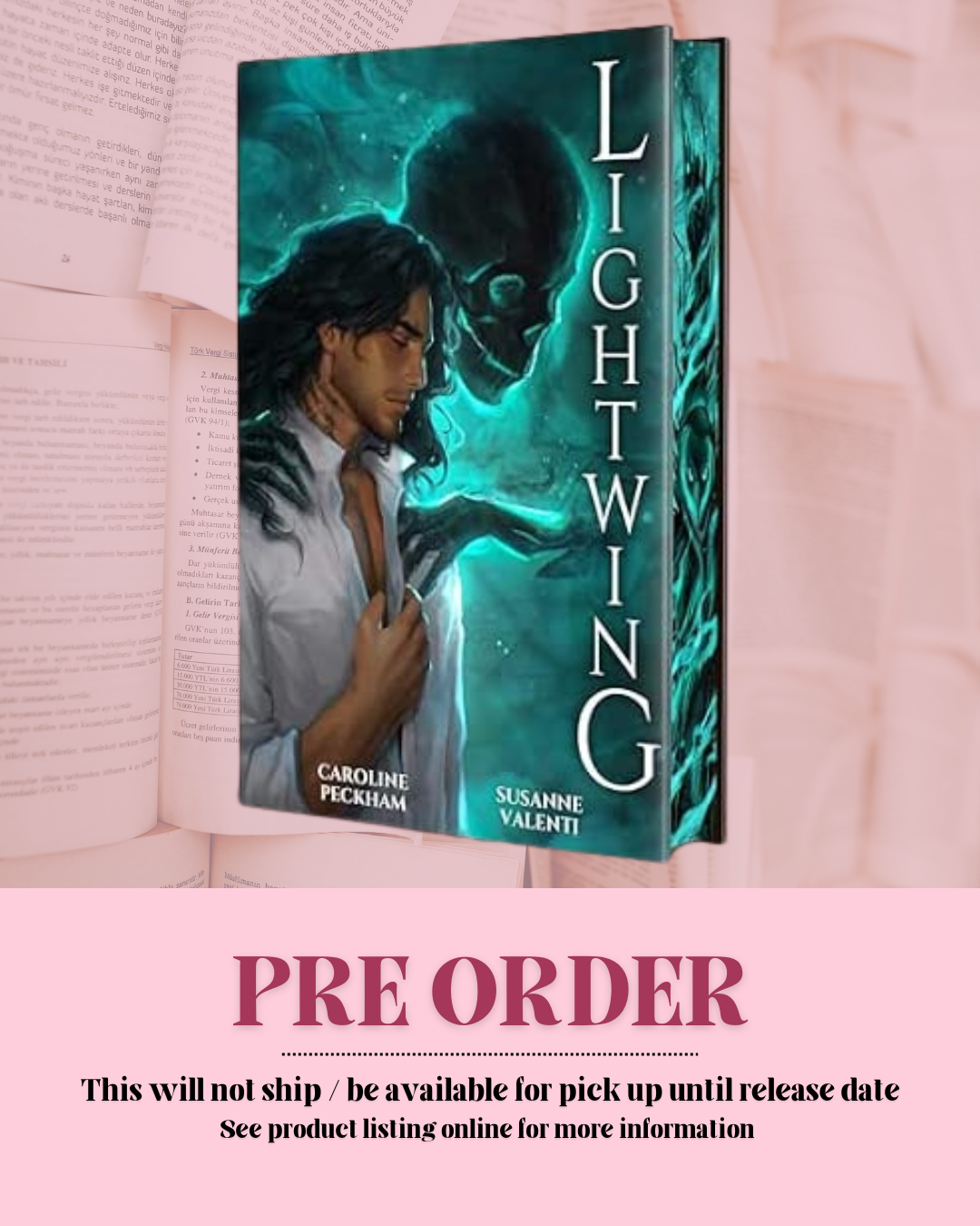 Lightwing by Caroline Peckham (Crown of Hearts & Chaos: Book 2) (DELUXE HARDCOVER) *PREORDER*