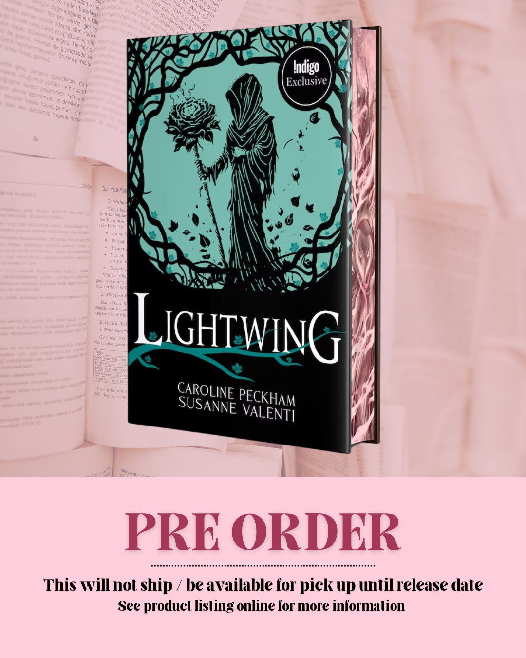 Lightwing by Caroline Peckham (Crown of Hearts & Chaos: Book 2) (DELUXE HARDCOVER EDITION) *PREORDER*