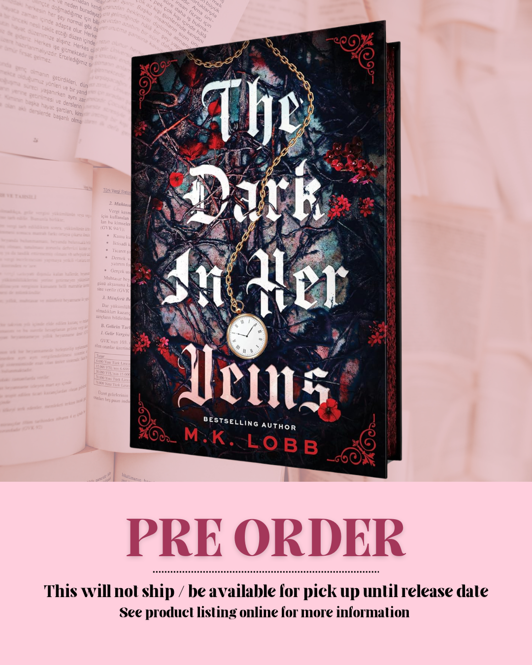 The Dark In Her Veins by M.K. Lobb *PREORDER*