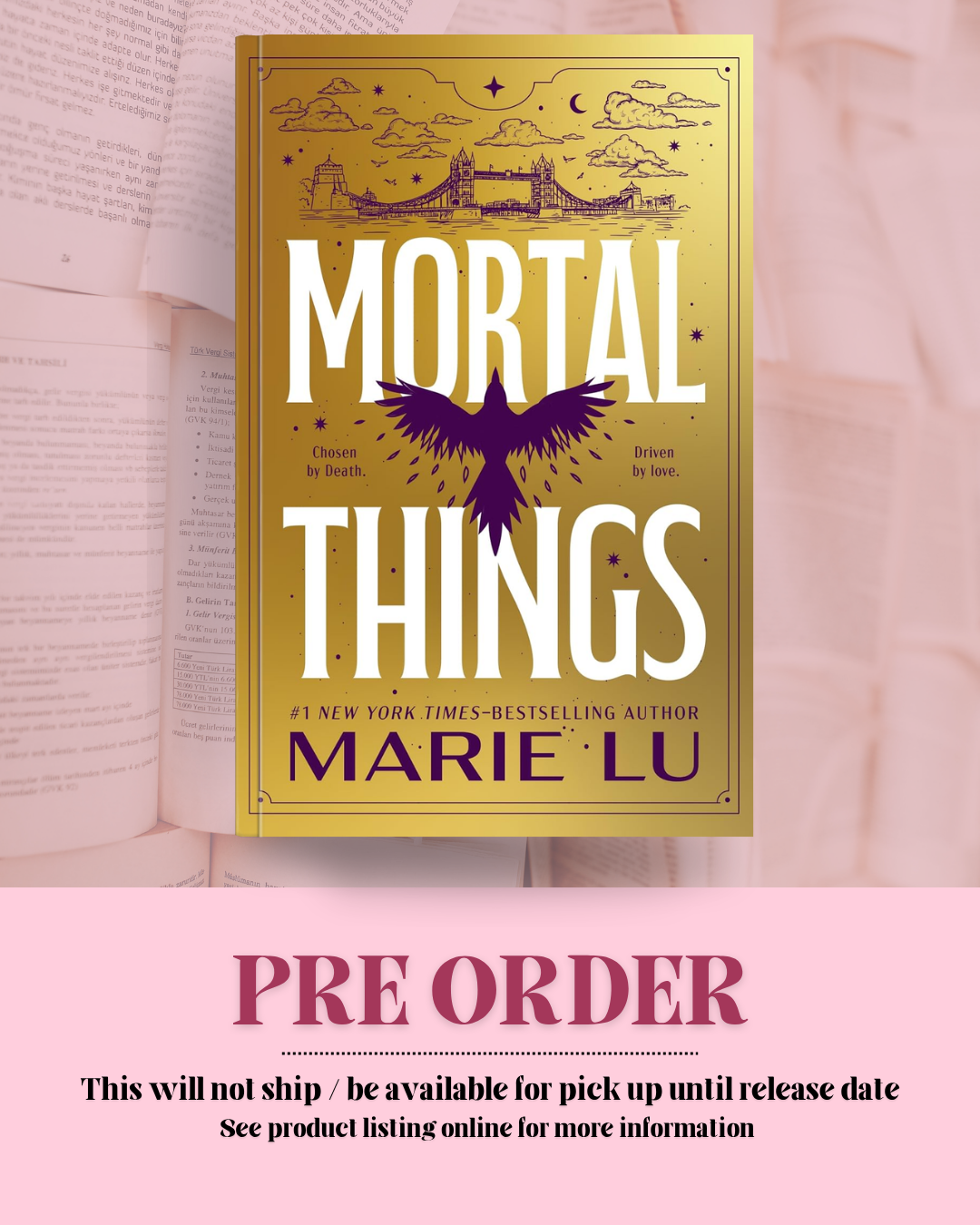 Mortal Things by Marie Lu *PREORDER*