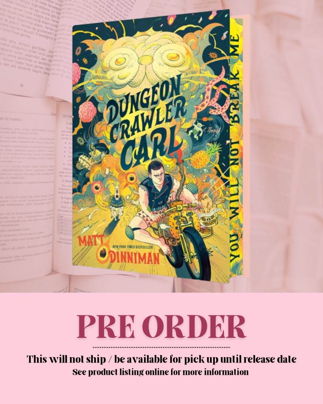 Dungeon Crawler Carl by Matt Dinniman (Book 1) (Deluxe Hardcover) *PREORDER*