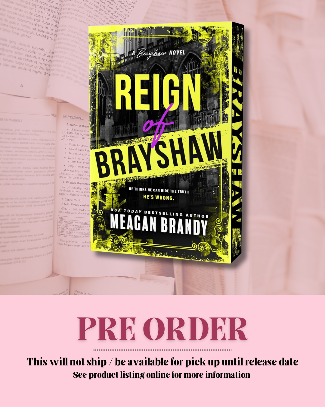 Reign of Brayshaw by Meagan Brandy (Deluxe Edition) (Book 3) *PREORDER*
