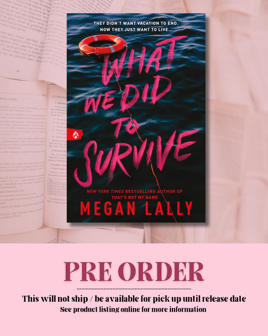 What We Did To Survive by Megan Lally *PREORDER*