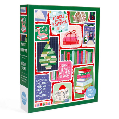 Merry Bookmas Stamps - 500 Piece Christmas Jigsaw Puzzle