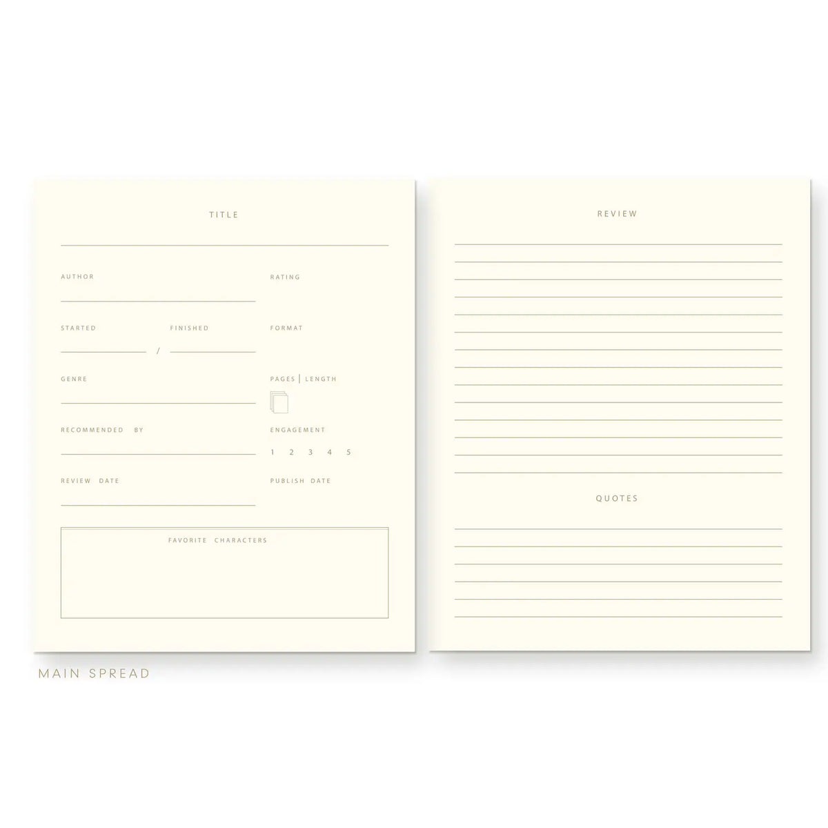 Books Are Magic - Book Log Reading Journal