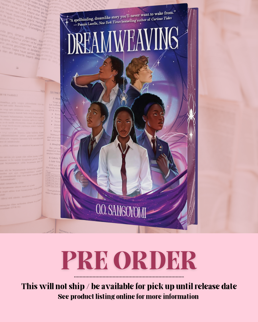 Dreamweaving by O.O. Sangoyomi *PREORDER*