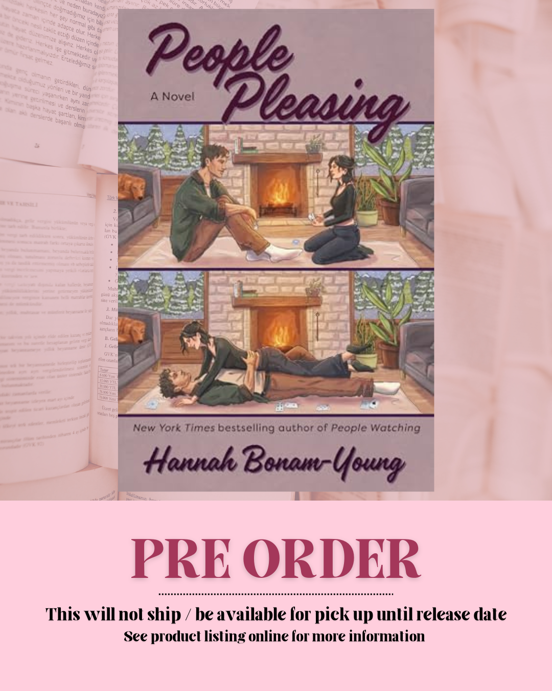 People Pleasing by Hannah Bonam-Young (People: Book 2) *PREORDER*
