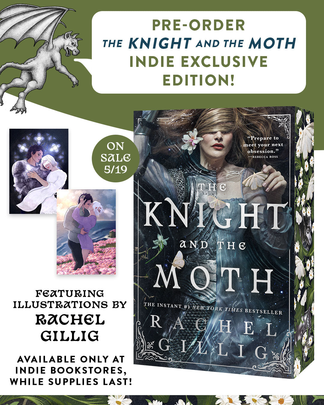 The Knight and the Moth by Rachel Gillig *PREORDER* (Book 1)(Paperback)