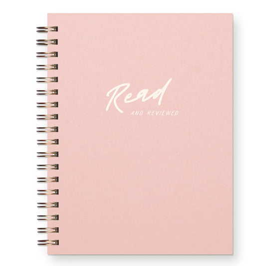 Read and Reviewed - Book Log Reading Journal