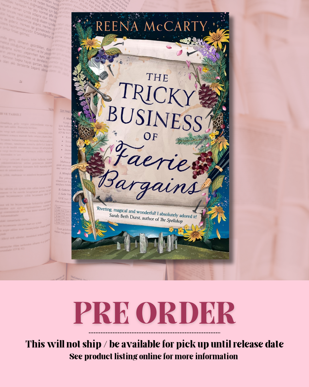 The Tricky Business of Faerie Bargains by Reena McCarty *PREORDER*