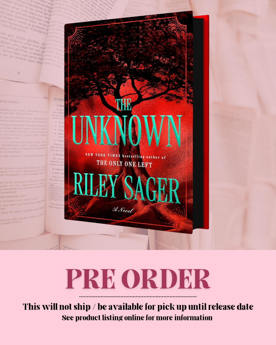 The Unknown by Riley Sager *PREORDER*