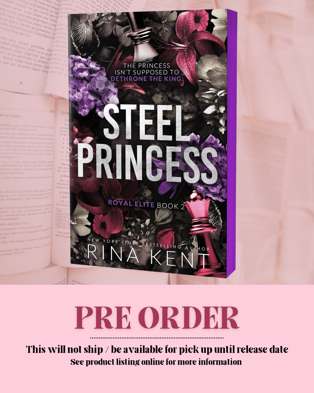 Steel Princess by Rina Kent (Book 2) *PREORDER*