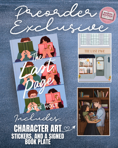 The Last Page by Katie Holt (With Book Plate and Swag)