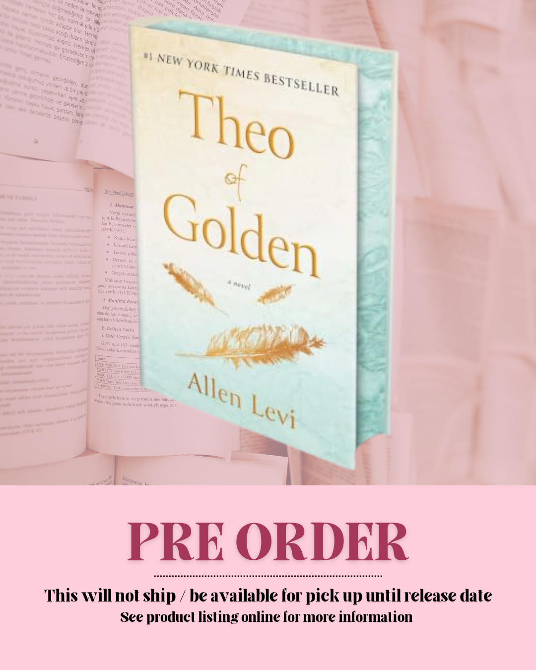 Theo of Golden by Allen Levi (Deluxe Hardcover) *PREORDER*