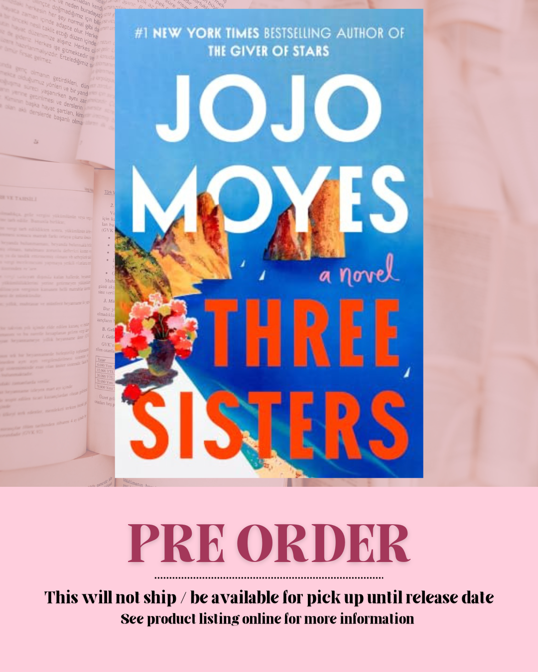 Three Sisters by Jojo Moyes *PREORDER*