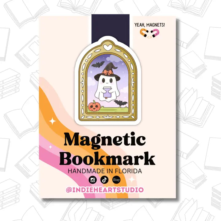 Ghost Portrait Magnetic Bookmark