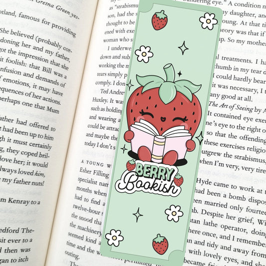 Berry Bookish Bookmark