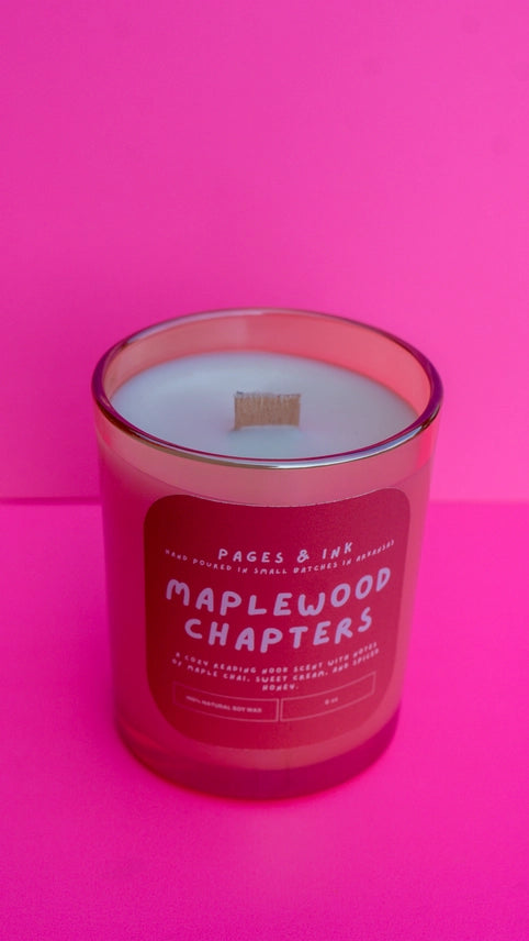 Maplewood Chapters Bookish Candle