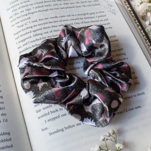 Bookish Satin Scrunchie | Dragon's Den