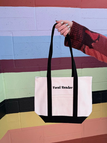 Feral Reader Mini Tote Bag