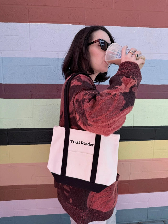 Feral Reader Mini Tote Bag