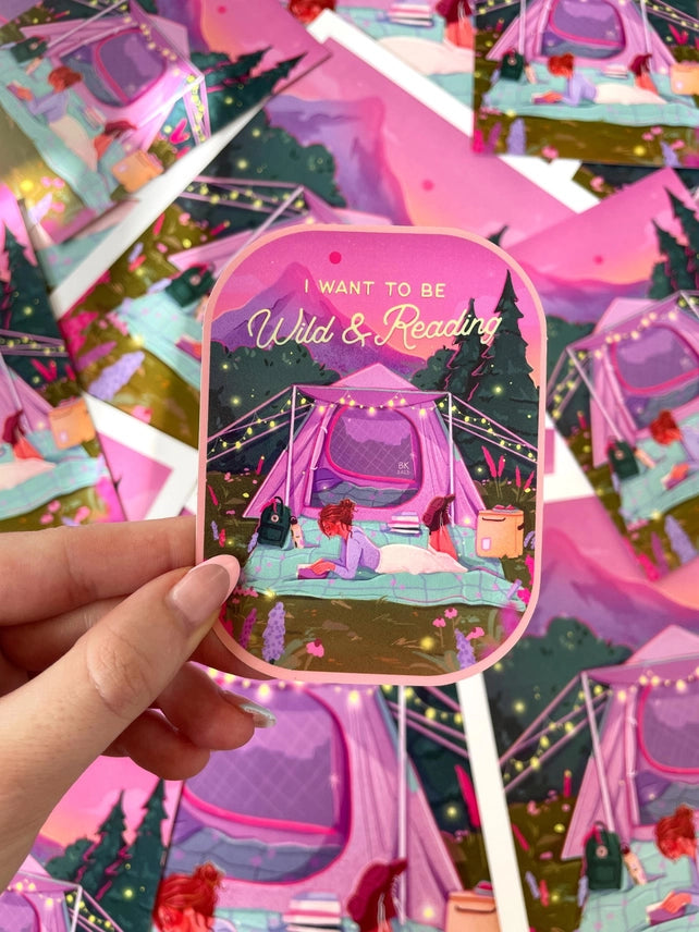 Wild And Reading Sticker