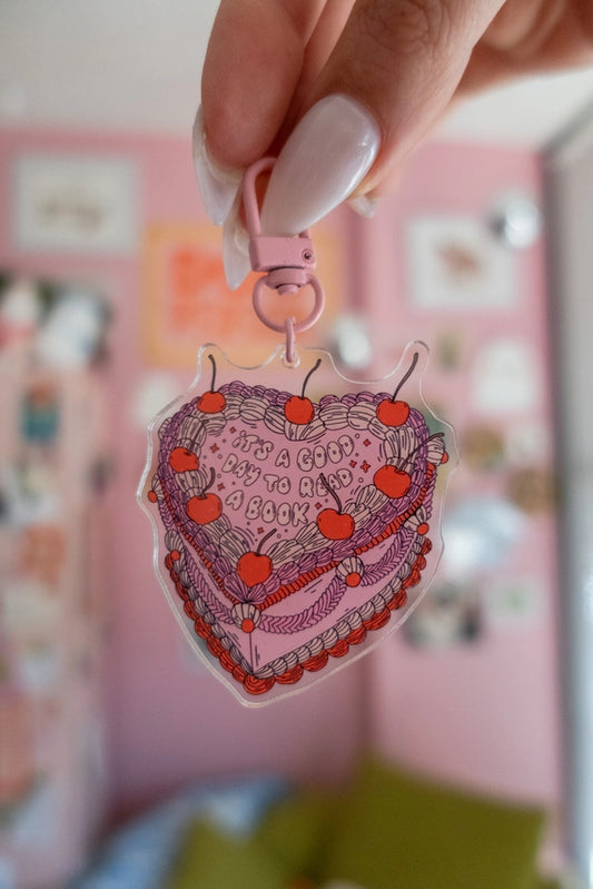 It's A Good Day To Read A Book Keychain