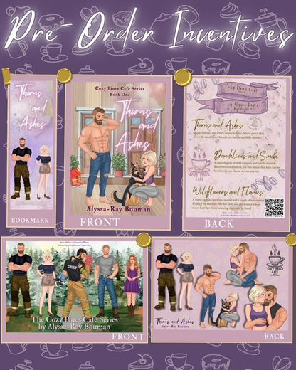 Thorns and Ashes by Alyssa-Ray Bouman *with swag pack* (Book 1) *signed*